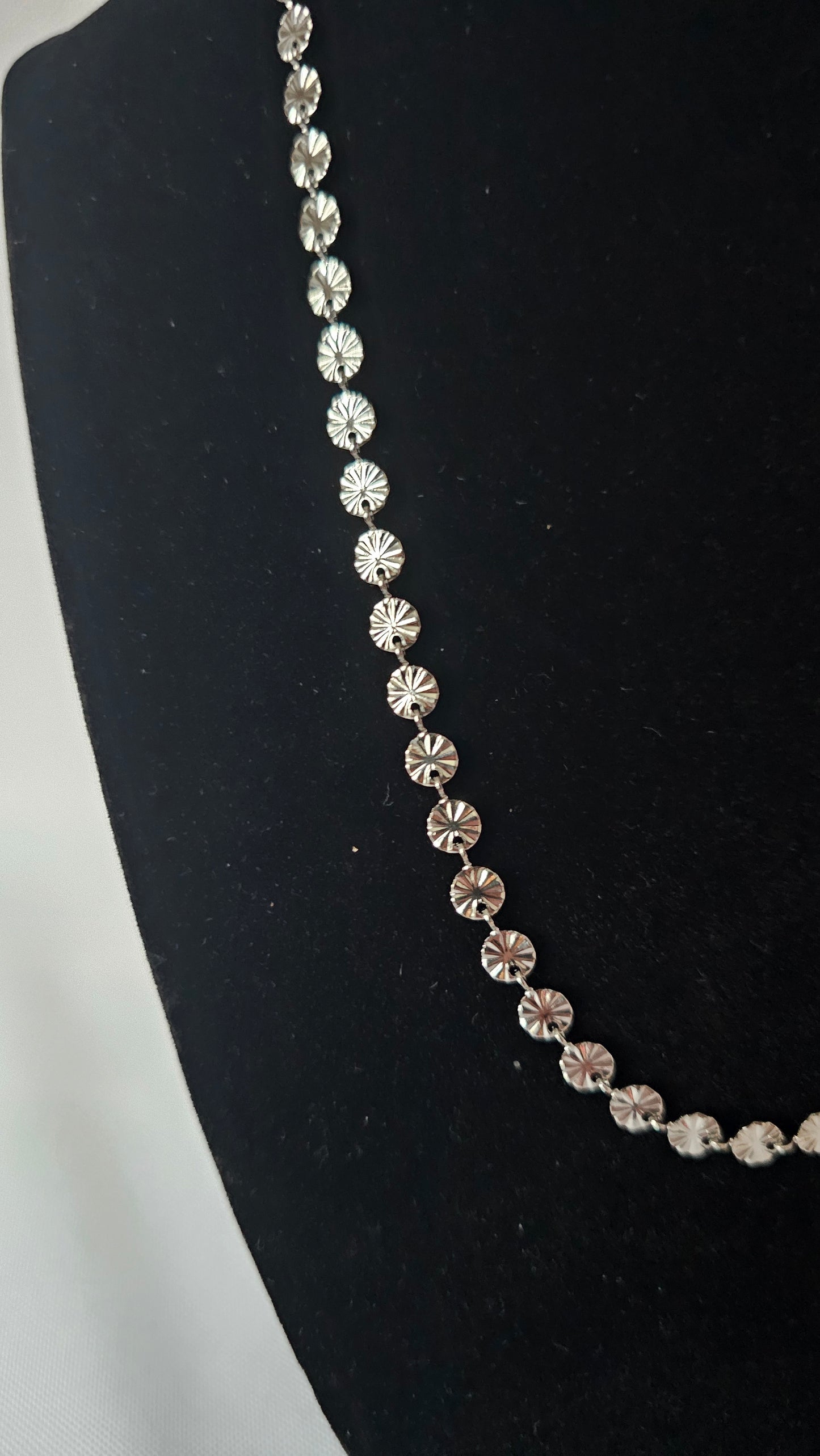 Silver Sunburst Necklace