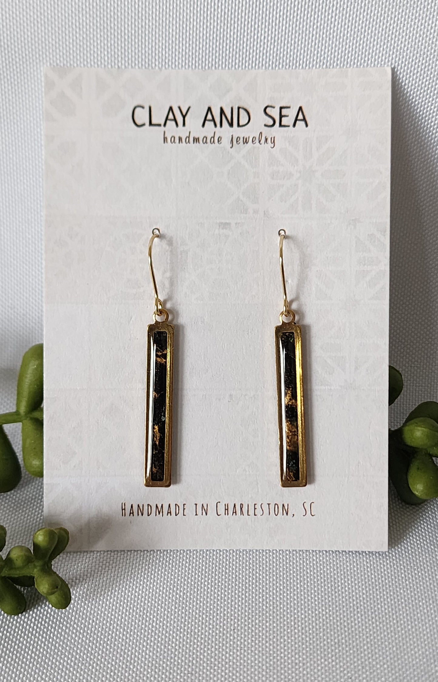 Midnight Ember Earrings - Multiple Shapes