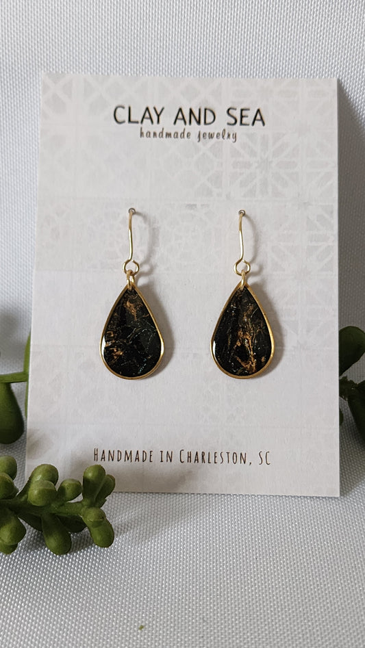Midnight Ember Earrings - Multiple Shapes