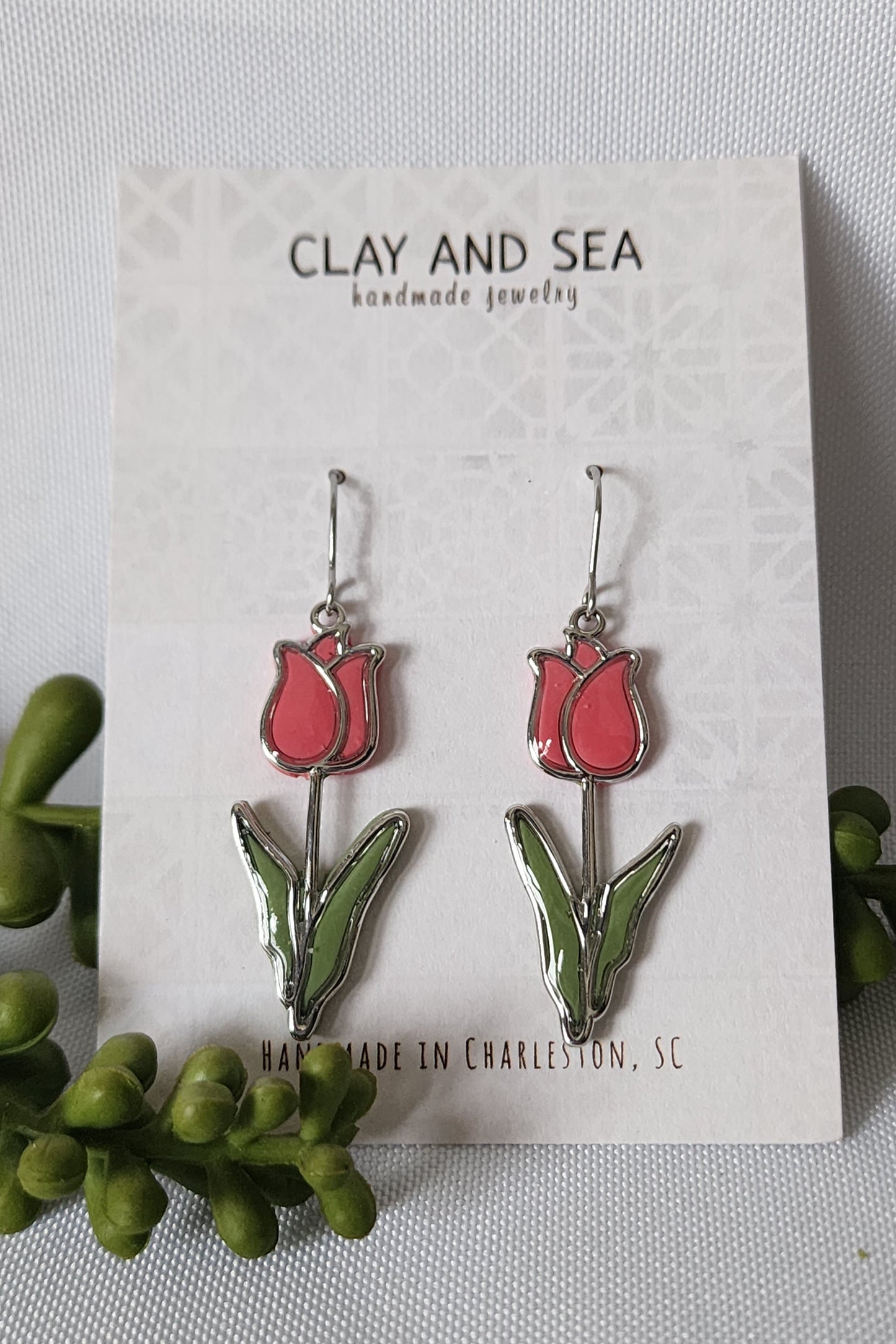 Tulip Earrings - Multiple Colors