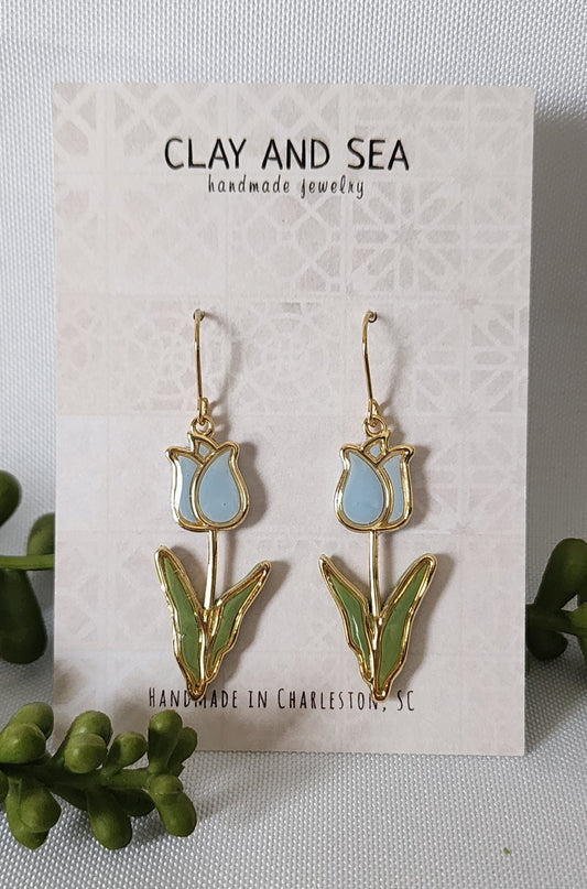 Tulip Earrings - Multiple Colors