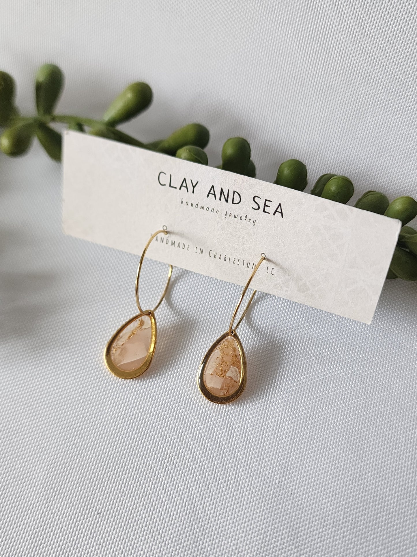 Small Teardrop Earrings Multiple Colors and Designs