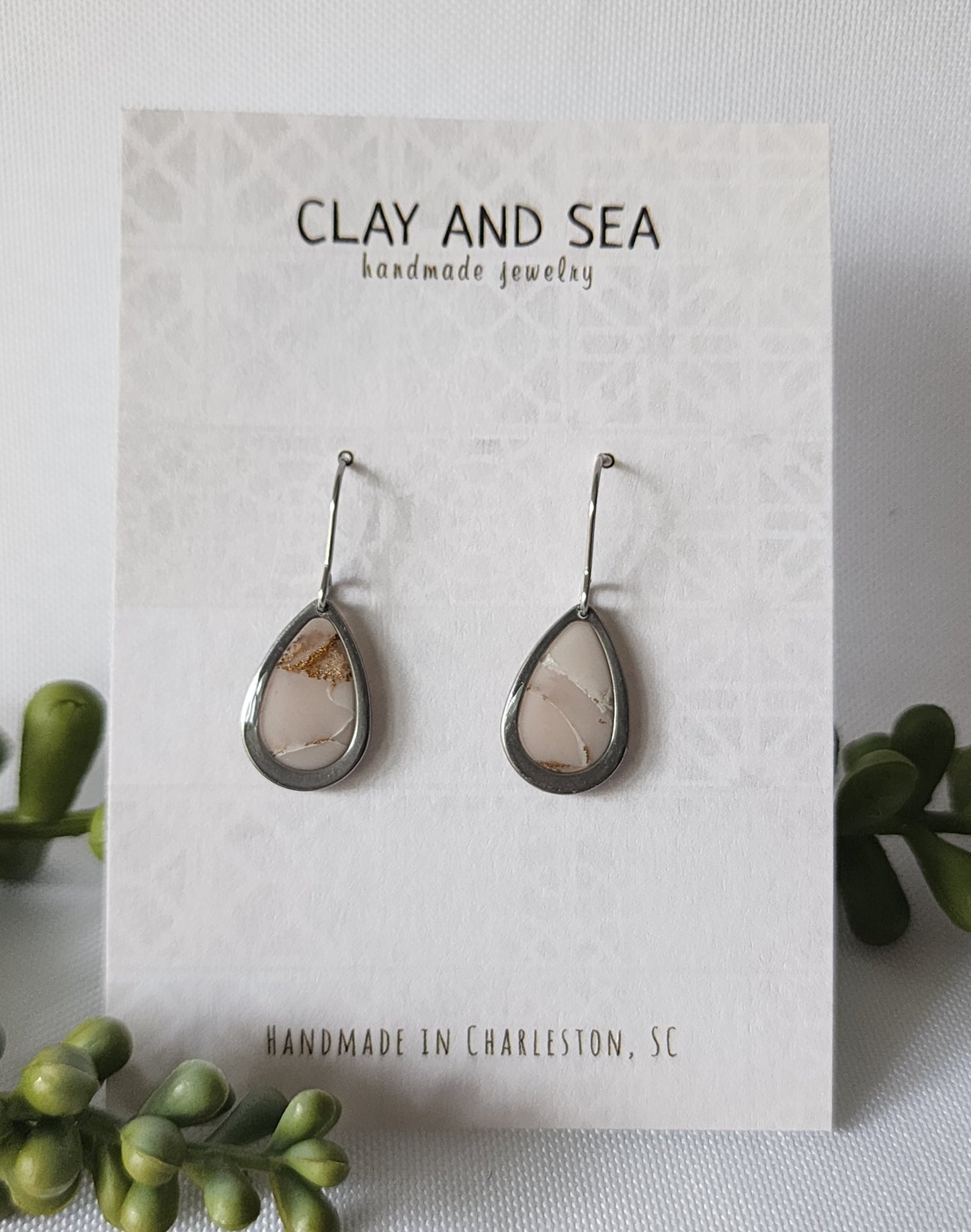 Small Teardrop Earrings Multiple Colors and Designs