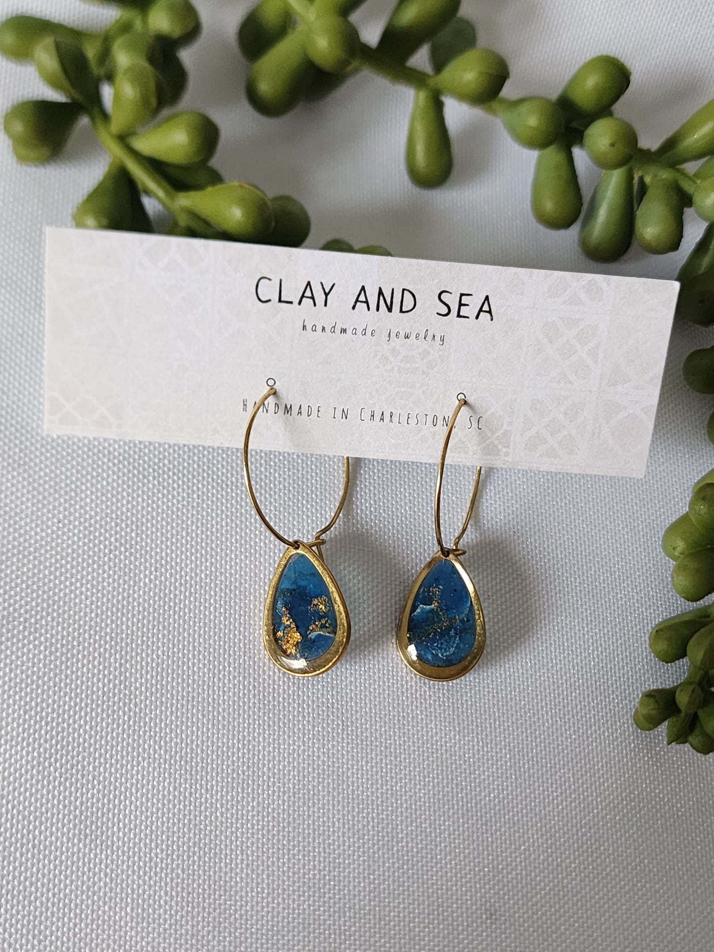 Small Teardrop Earrings Multiple Colors and Designs