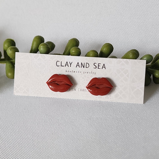 Lips Stud Earrings Multiple Colors