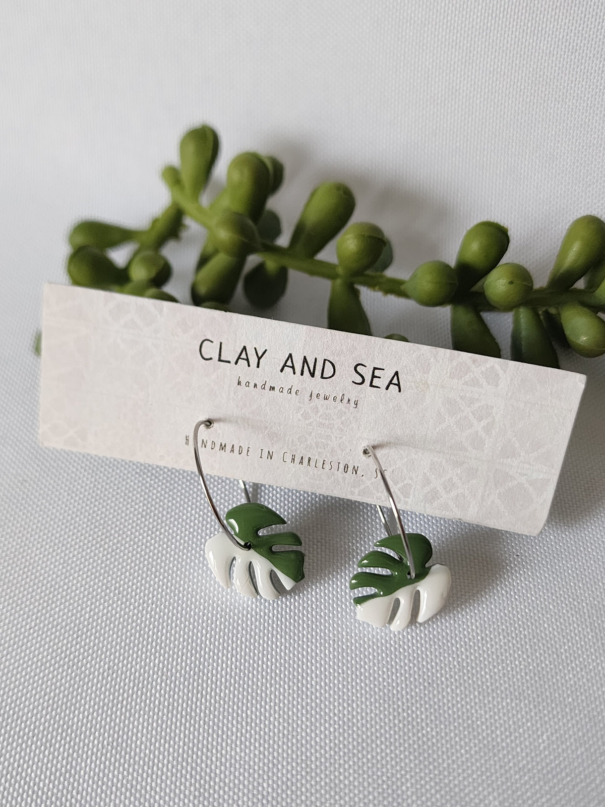 Monstera Leaf Earrings Multiple Designs