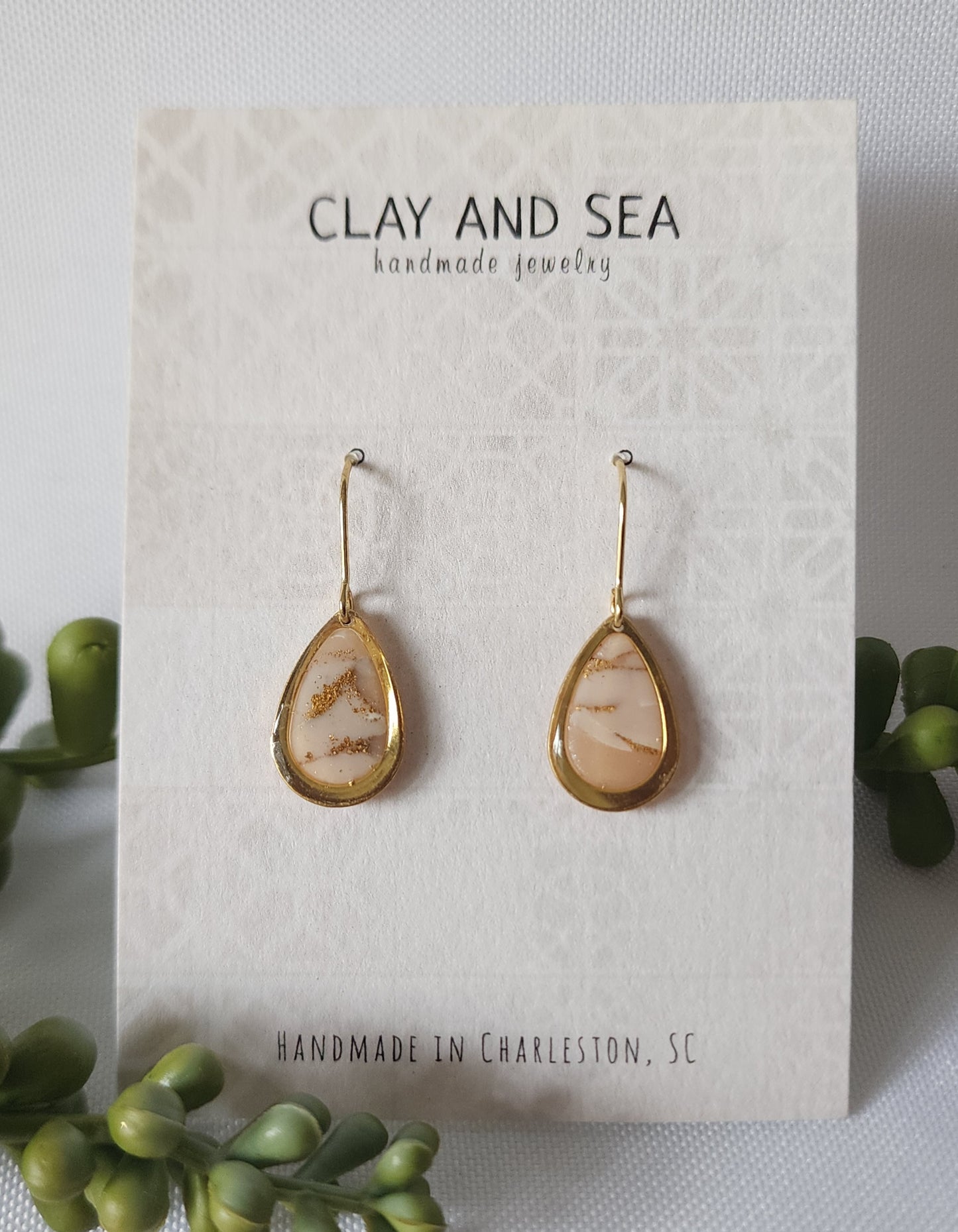 Small Teardrop Earrings Multiple Colors and Designs