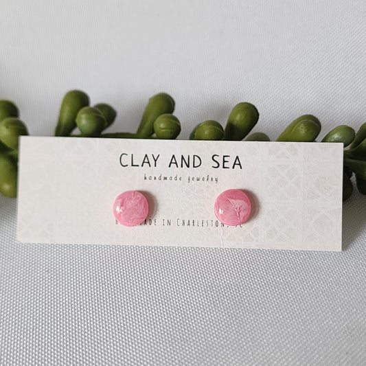 Handmade Clay Stud Collection Multiple Colors
