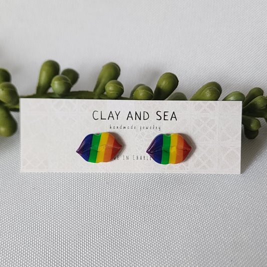 Lips Stud Earrings Multiple Colors