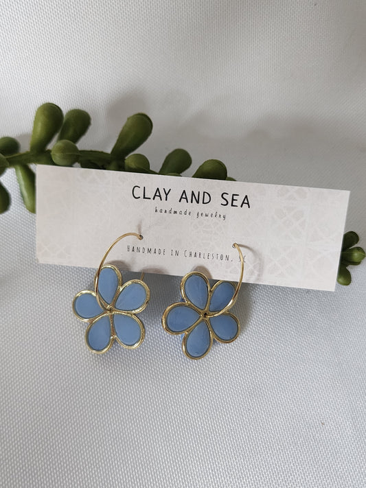 Spinning Flower Earrings - Multiple Colors