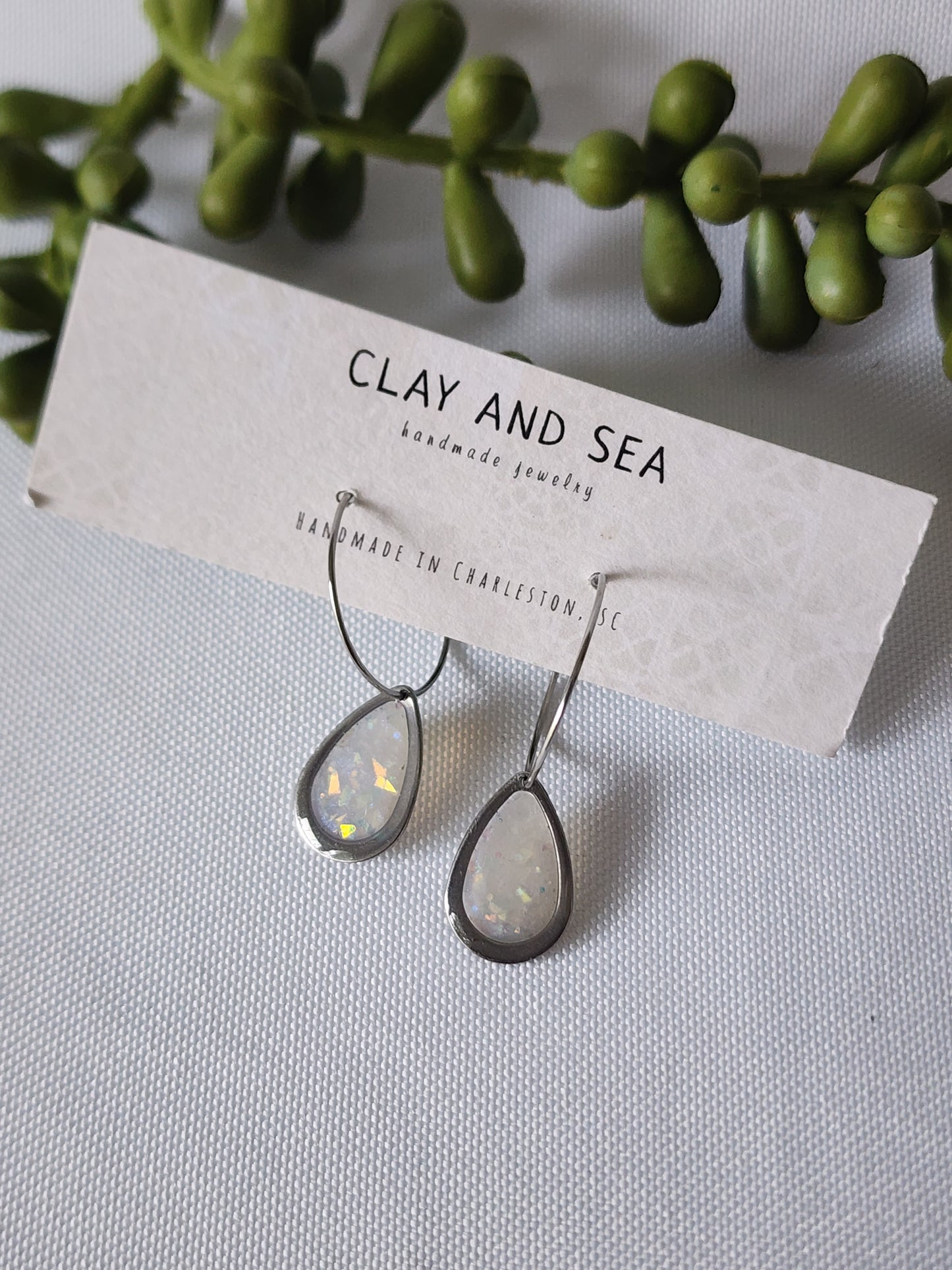 Small Teardrop Earrings Multiple Colors and Designs