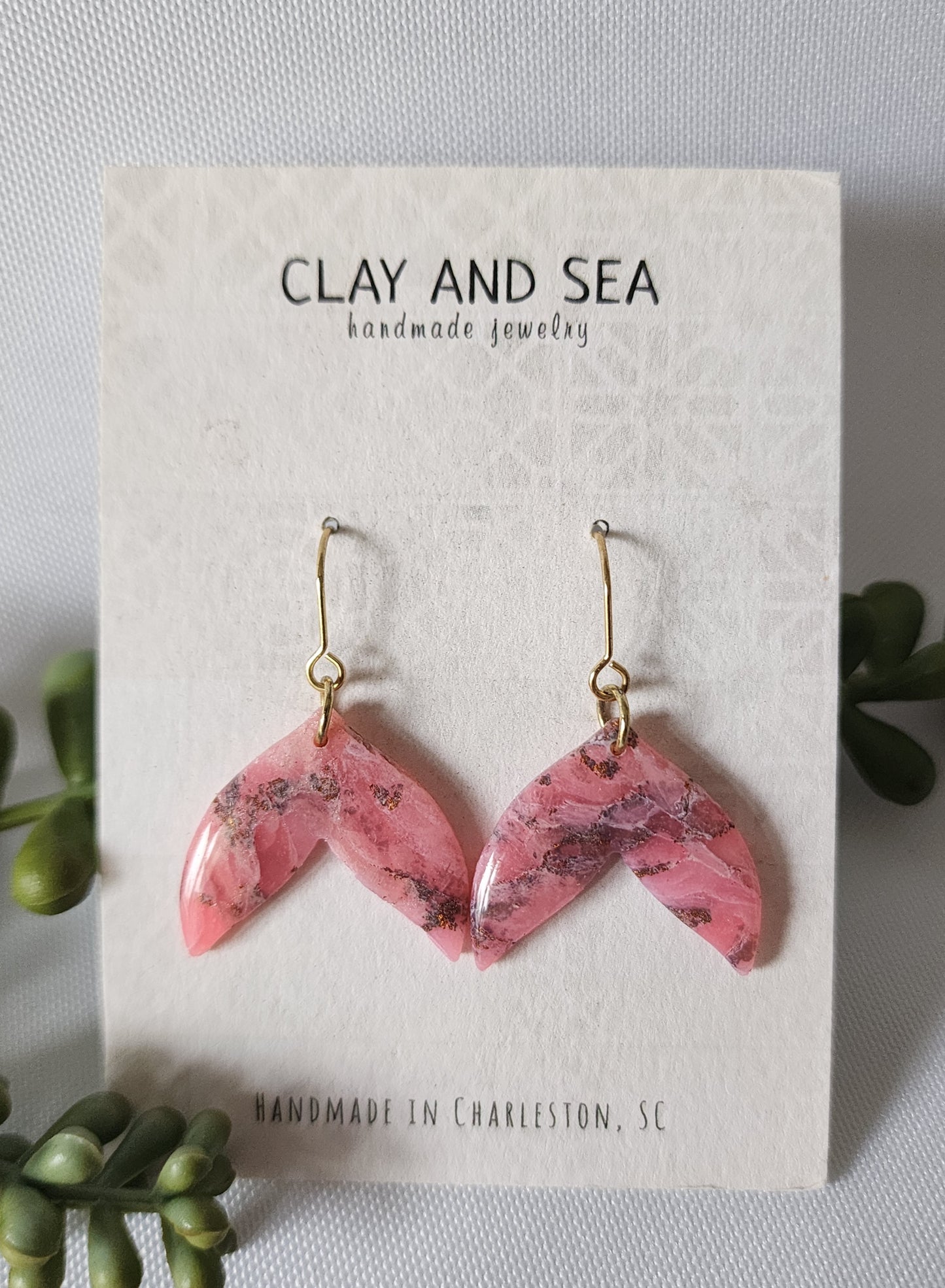 Mermaid & Whale Tale Earrings Multiple Colors